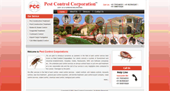Desktop Screenshot of pestcontrolcorporation.com
